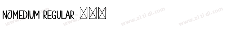 NJMedium Regular字体转换